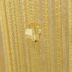 rideau moderne bleu clair doré rose vif opacité tissu voile chambre cuisine japonais coréen