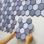 panneau décoratif mural 30x30cm texture brique adhésif waterproof vintage gris beige