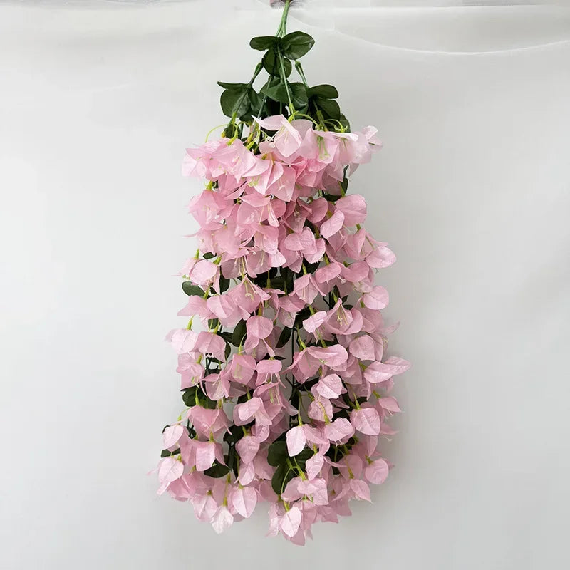 guirlande fleurs artificielles 88cm rose violet rouge blanc intérieur décoration mariage anniversaire