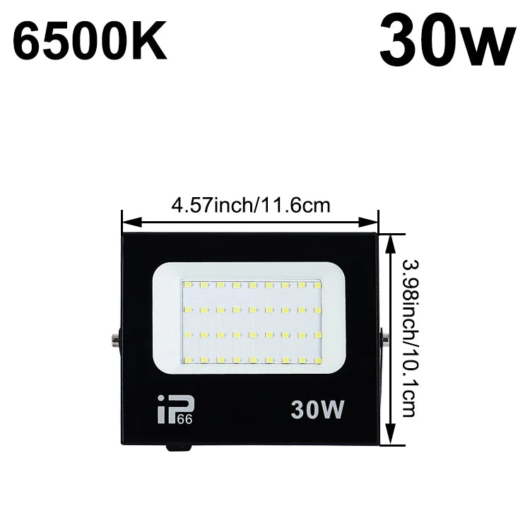 projecteur led moderne 6500k rgb étanche garage extérieur 220v 10w 200w