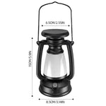 lampe led vintage camping suspension tringle métallique lumière blanche orangée noir atmo décorativeextérieurintérieur