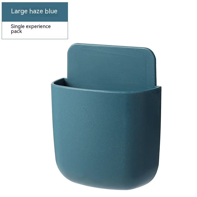 porte objets mural rose bleu marine gris moderne adhésif minimaliste rangement téléphone télécommande