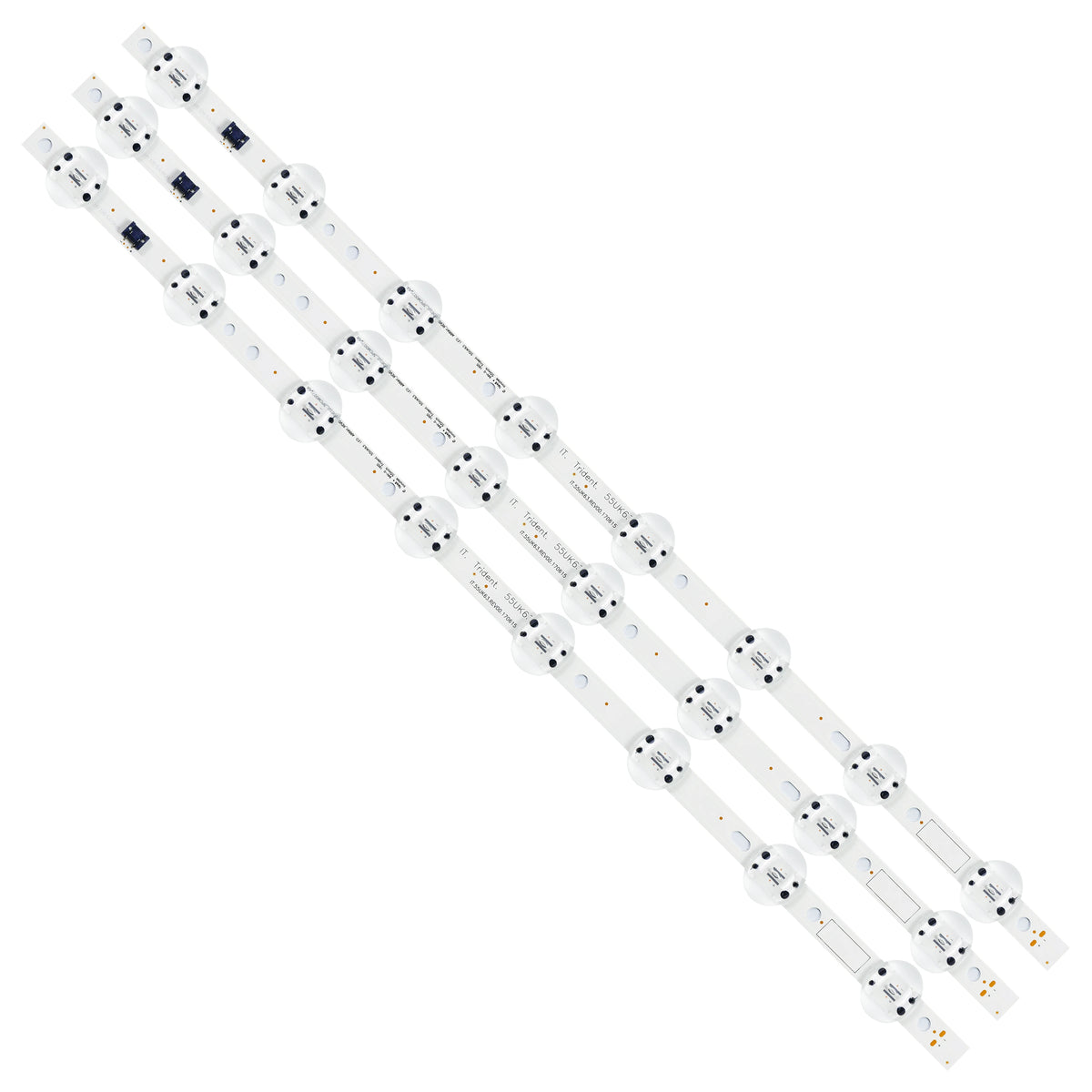 bande lumineuse led blanc moderne connecteurs électriques câbles facile téléviseur compatible