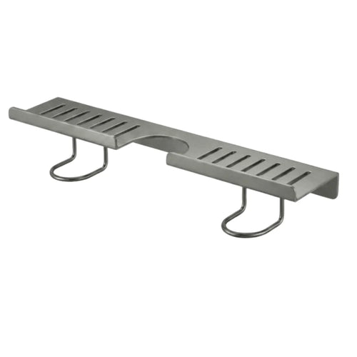 étagère murale moderne argentée drainage clips porte savon gobelet serviette minimaliste salle bain rechargeable