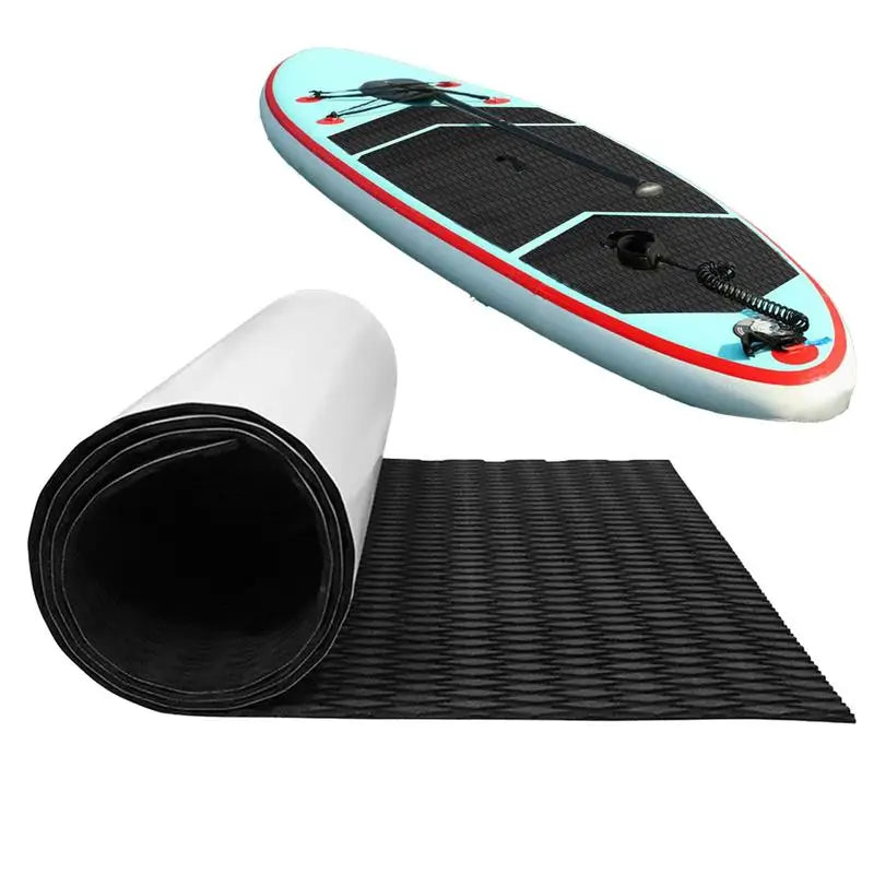 tapis antidérapant mousse EVA surf paddle kayak bateau yacht texture losange adhésif sécurité sport