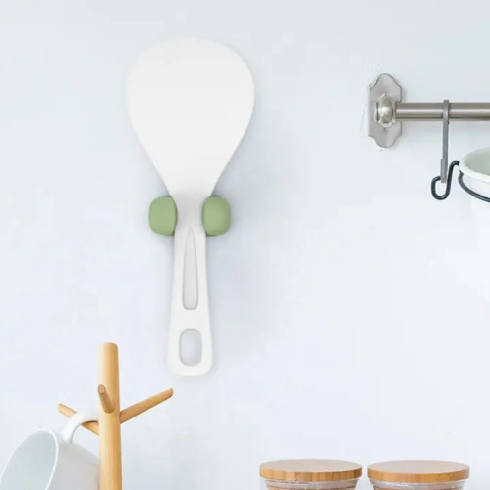 support couteau riz adhésif silicone couleur neutre moderne minimaliste blanc vert gris rose