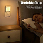 lampe nuit sans fil blanc moderne capteur mouvement adhésif interrupteur mural led chambre enfants