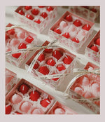 bougies parfumées fraises rose rouge aromathérapie décoration maison créative box cadeau
