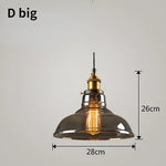 suspension lumineuse industrielle vintage ampoule filament verre transparent noir salon restaurant bar