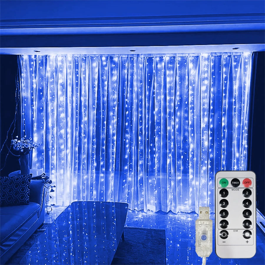 guirlande lumineuse multicolore modes télécommande clips led usb moderne festifs