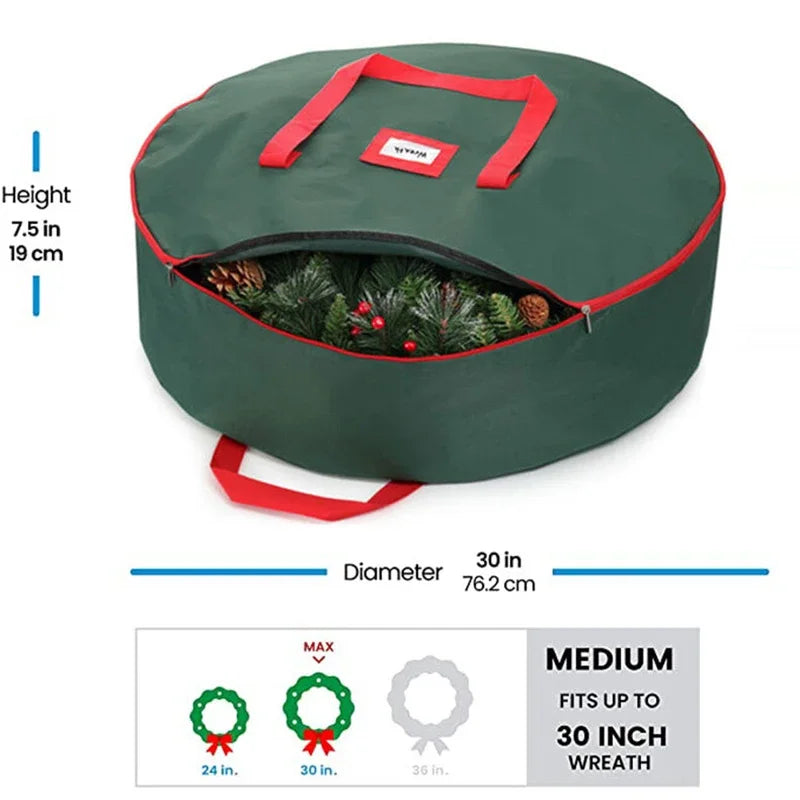 Sac de rangement pour sapin de Noël gris clair