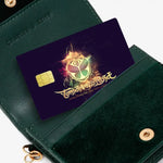 protection carte bancaire sticker logo tomorrowland music noir moderne minimaliste