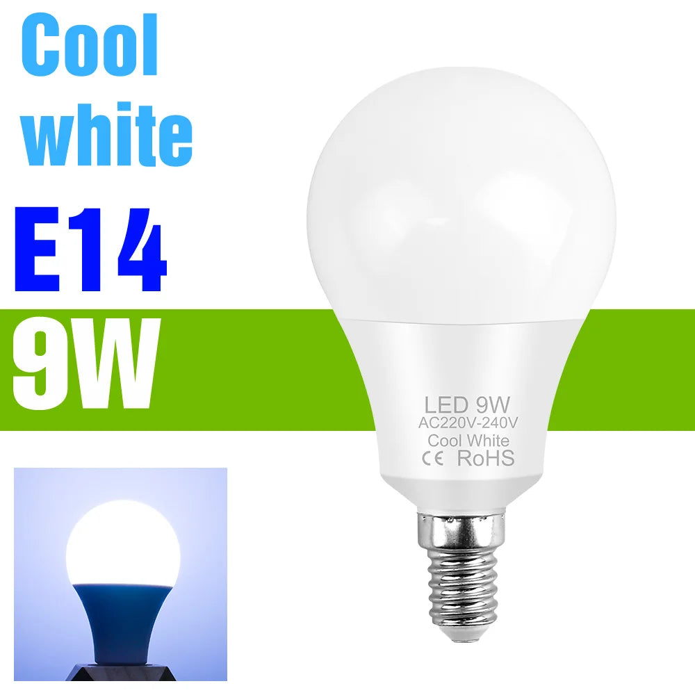 ampoule led 2800k 6500k e27 moderne blanc chaud froid opacité mat 20000h