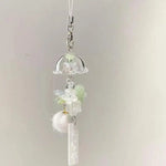 boucles d'oreilles fleurs pompons peluche plaque métallique gravée chic romantique transparent vert bleu orange