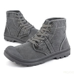 bottines homme toile beige gris vert olive chaussures sport confortables rétro lacets