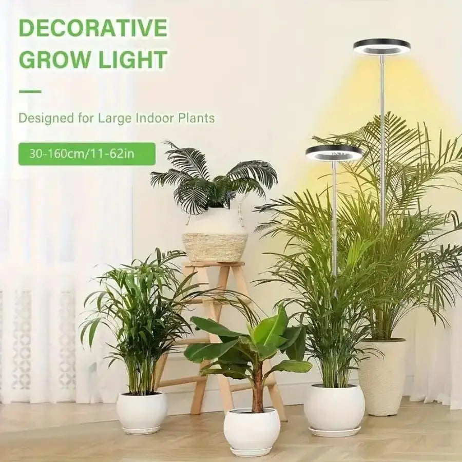 lampe croissance plante led réglable 160cm usb alimentation 7w 35lumière blanc 23jaune 8rouge 4bleu