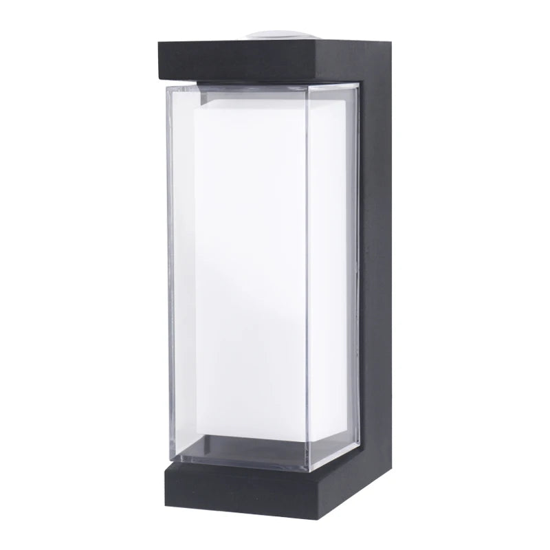 lampe murale moderne ip65 led étanche noir blanc 2492000lm 85265v 10w