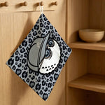 serviette main suspendue polyester coton dessin animé crochets cuisine salon
