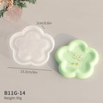 assiettes bijoux silicone géométriques modernes vert pastel blanc rose bleu pastel minimalistes