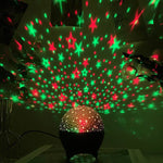 projecteur lumière étoiles lune modes couleurs stroboscopiques chambre enfants décoration festive led usb
