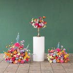 bouquets fleurs artificielles multicolores mariage anniversaire décoration extérieure moderne élégante variété