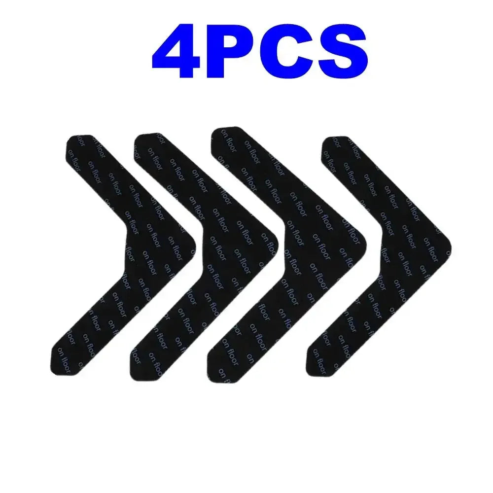 anti dérapant tapis noir beige grips adhésifs moderne minimalisteintérieur salle bain non slip washable