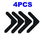 anti dérapant tapis noir beige grips adhésifs moderne minimalisteintérieur salle bain non slip washable