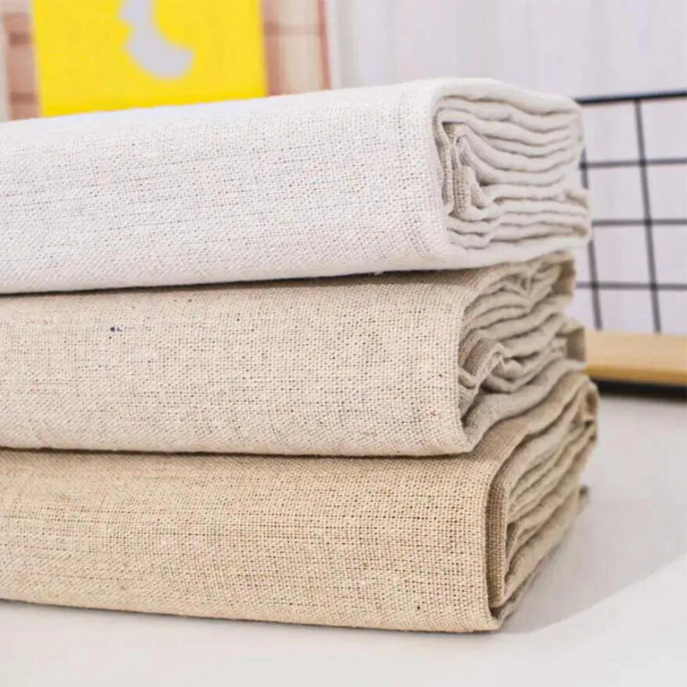 tissu crème texturé rustique patchwork quilting décoration table événementalité naturelle