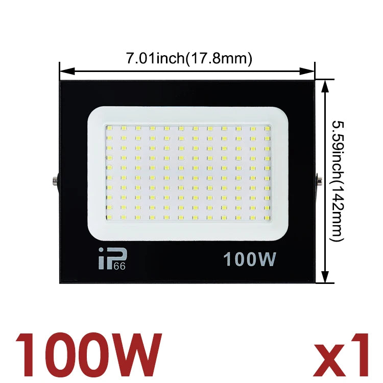 projecteur led moderne 220v ip66 blanc mat extérieur mur câble alimentation aluminium