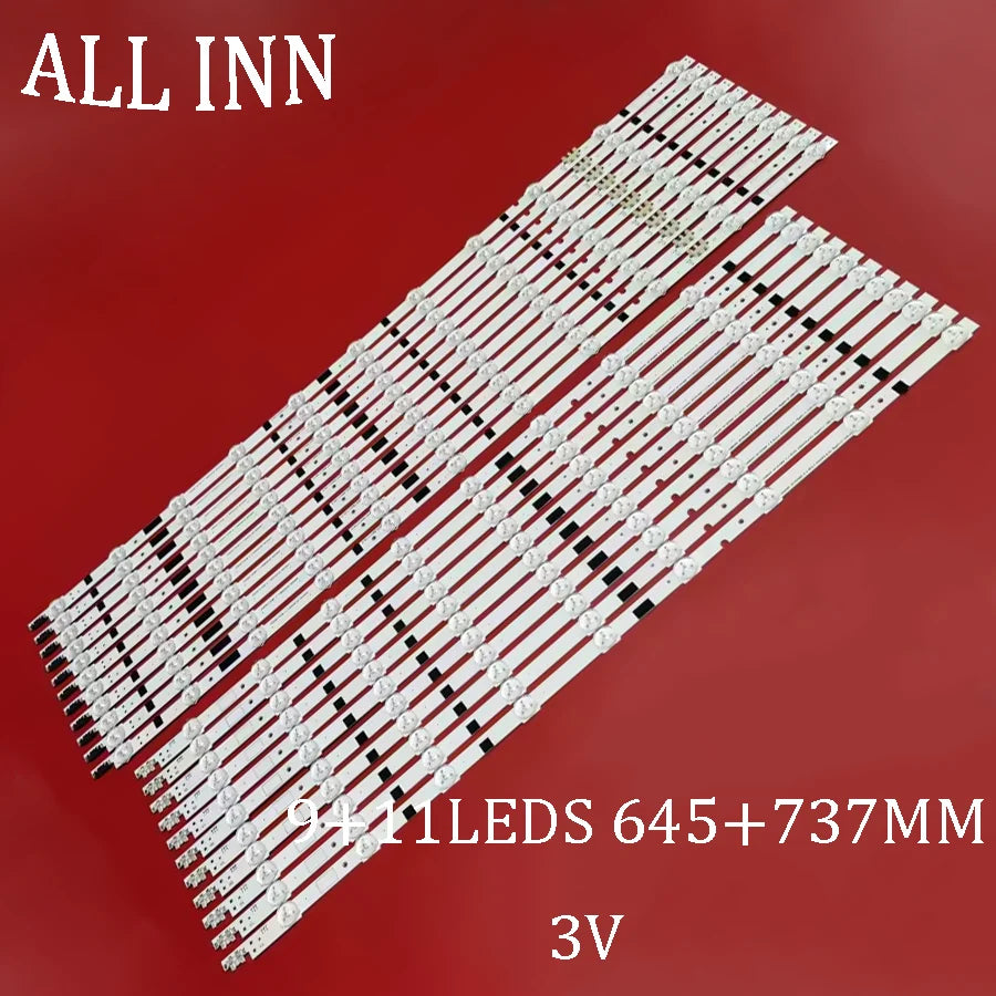 bande led rétro éclairage blanc modernes diodes led connecteurs 3v télévision fixations
