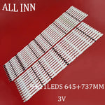 bande led rétro éclairage blanc modernes diodes led connecteurs 3v télévision fixations