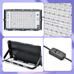 lampe uv moderne interrupteur 50w 100w 200w 300w noir mat