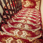 tapis d'escalier adhésif floral ovale salon classique multicolor usage intérieurextérieur