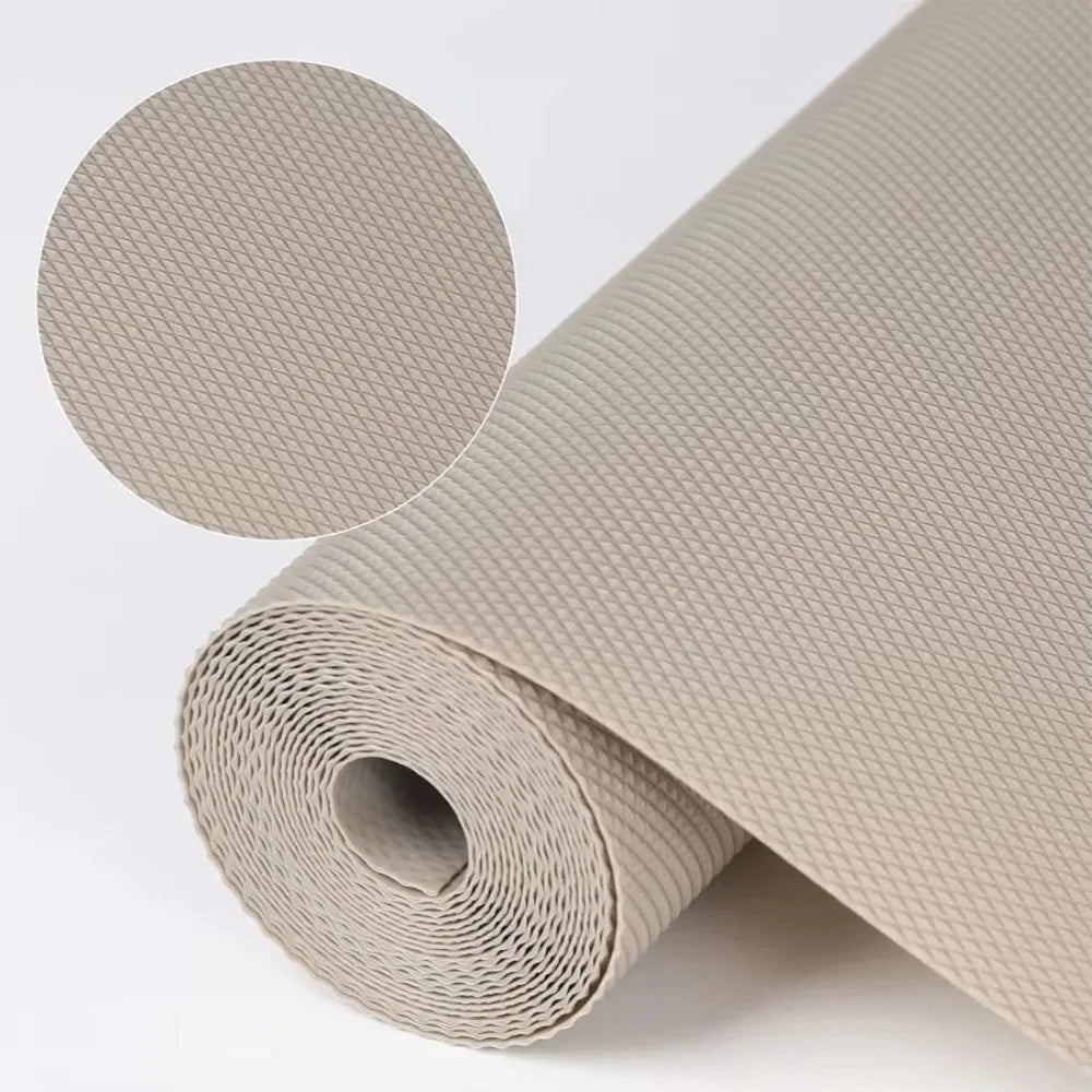 tapis protection étagère anti huile non adhésif antidérapant moderne gris blanc beige