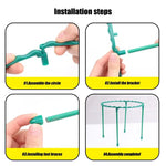 support plante spirale vert moderne clips assemblage facile jardin balcon vert
