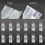 sac culture champignons blanc transparent respirant polypropylène clips fixation jardinage
