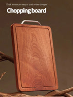 planches découpe ébène antibactérienne respectueux environnement surface lisse poignée métal système suspension moderne minimaliste