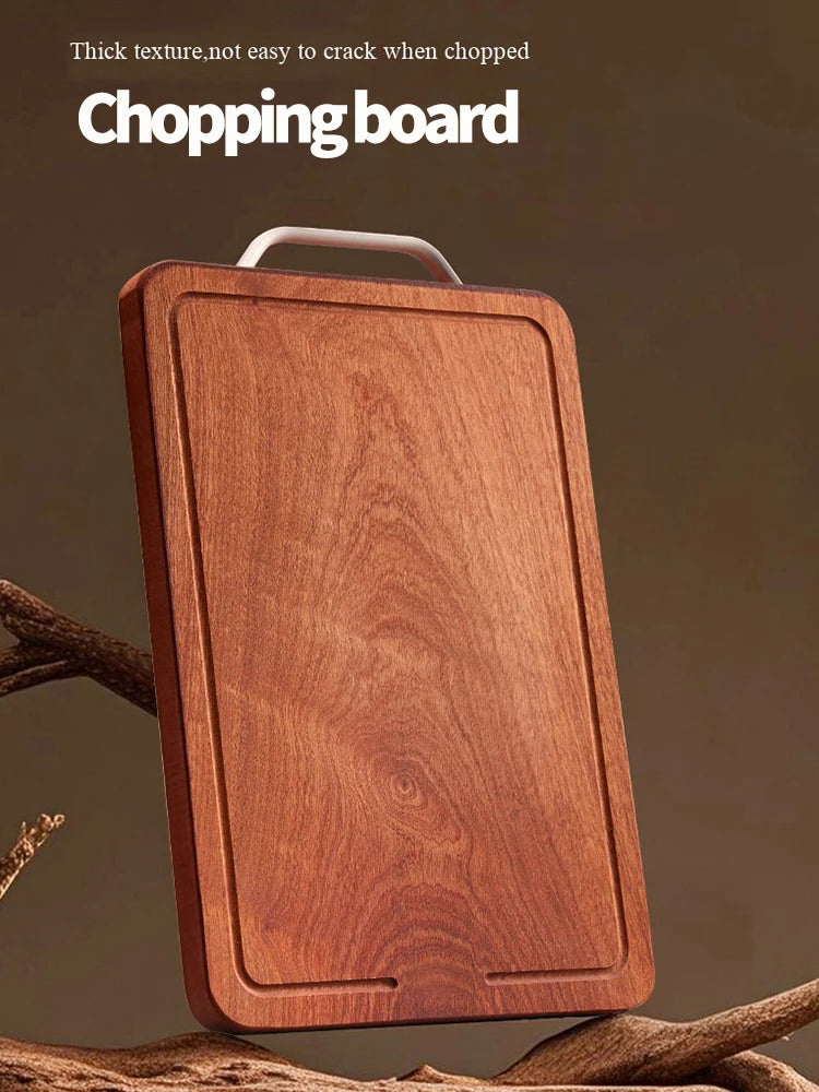 planches découpe ébène antibactérienne respectueux environnement surface lisse poignée métal système suspension moderne minimaliste