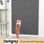 tapis grattage chat tissu adhésif protection meuble moderne gris texture