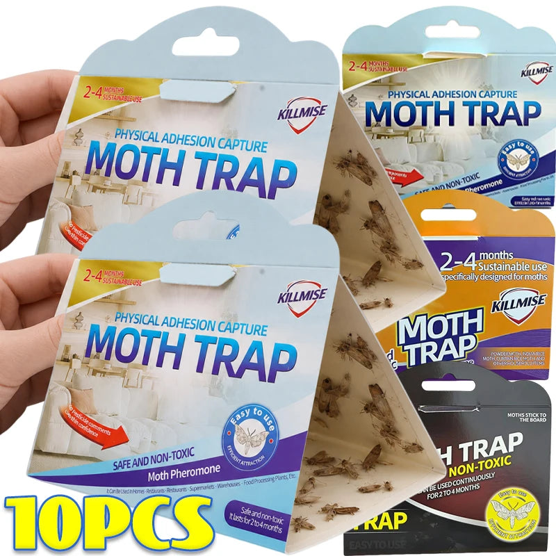 piège papillons adhésif beige bleu clair pratique économique piège insectes auto collant attrape mouches