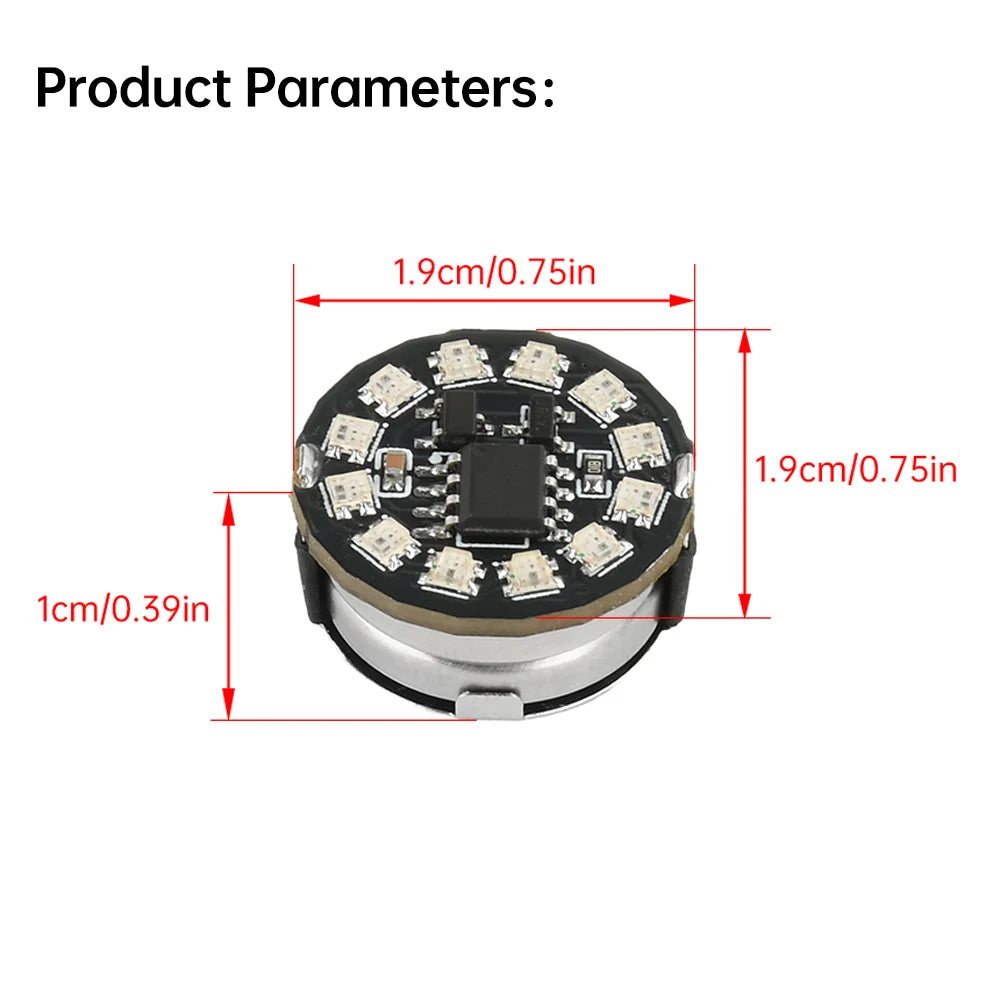 lampe led sans fil noir blanc modes induction magnétique led circulaires modernes