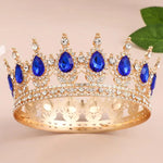 décoration gâteau couronne strass or bleu rouge rose vert élégante adhésive anniversaire fille festive