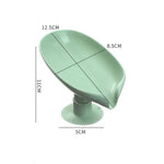 support savon moderne vert clair adhésif salle bains plastique gris opacité