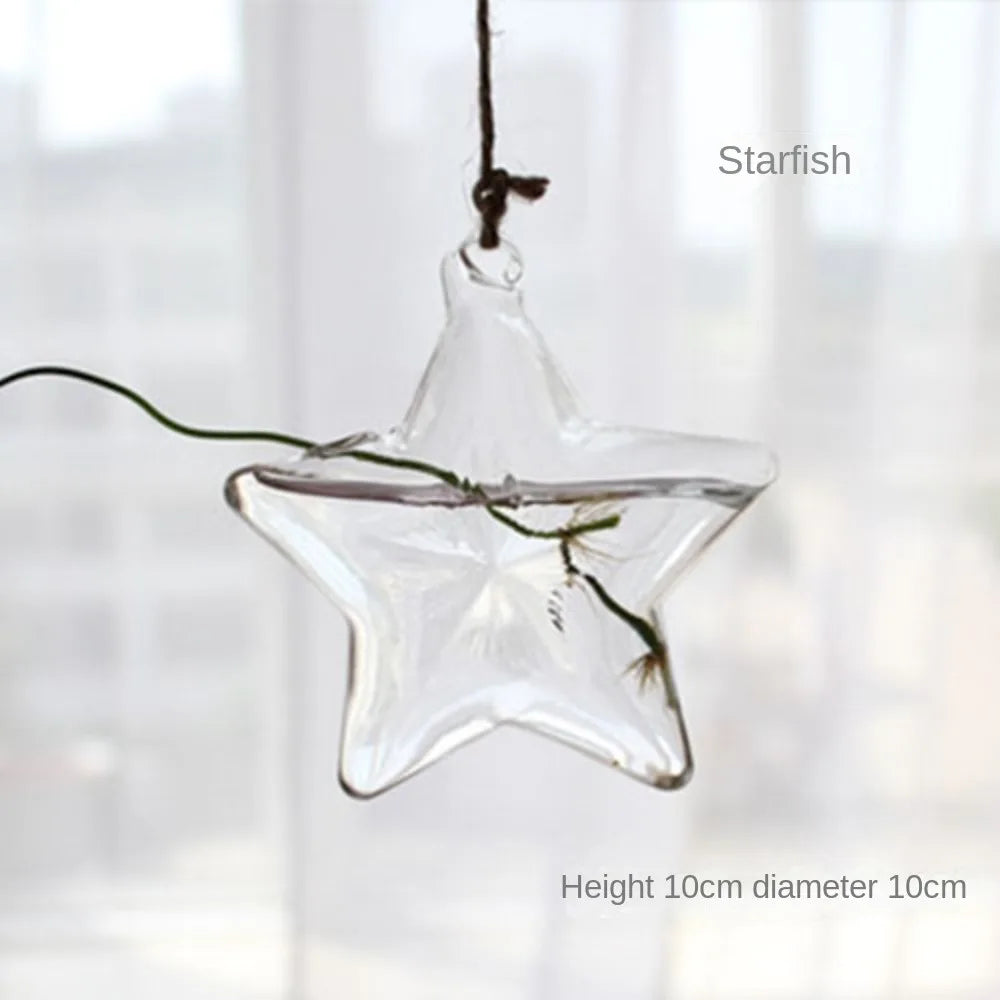 ampoules verre transparentes modernes opalescentes cordelette boutons fixation pot plantes minimaliste
