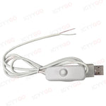 lampe led 10w blanc chaud 50mm usb circulaire diodes cordon interrupteur