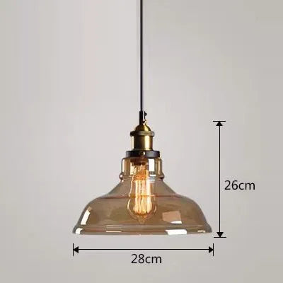 suspension lumineuse industrielle vintage verre transparent doré filaire 90 260V 249 2000lm