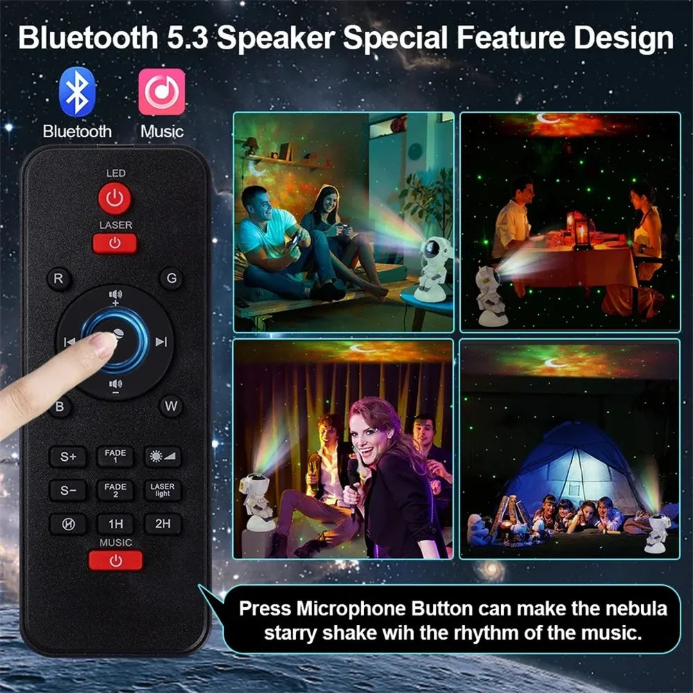 Projection de motifs d'eau colorés sur un mur sombre