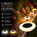 lampe solaire extérieure led 14 diodes ip65 moderne autoinstallation blanc plat