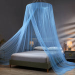 moustiquaire dôme suspendu transparent décoration romantique lit adulte polyester insecticide traitéextérieur camping voyage