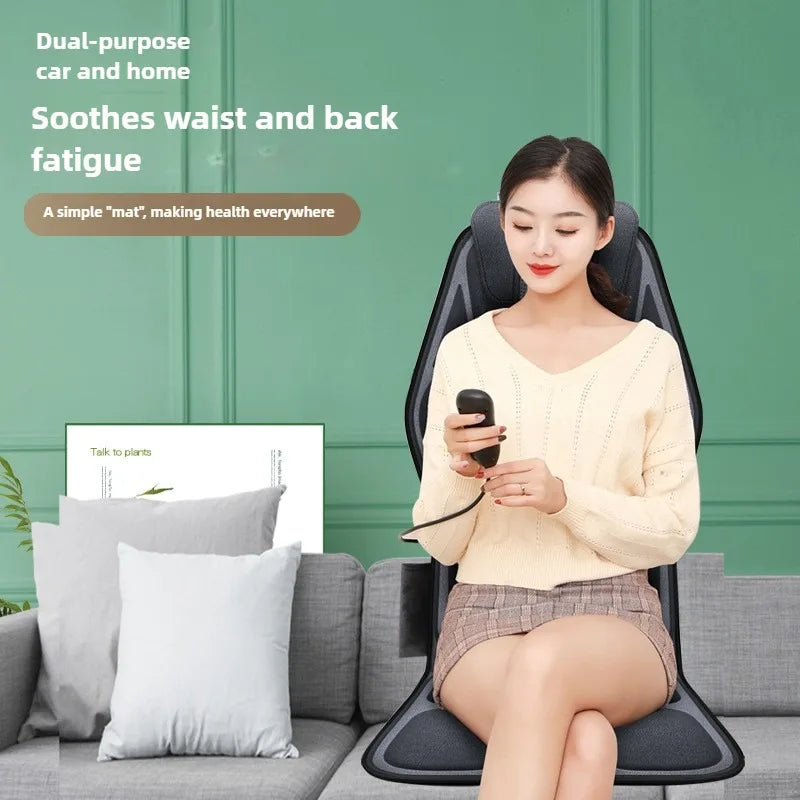 masseur portable confortable noir ajustable chauffe infrarouge cou épaules neuf modes massage trois vitesses